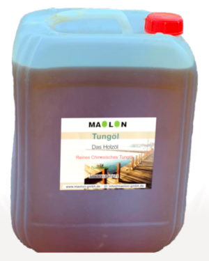 10 Liter Tungöl in Kunststoffkanister